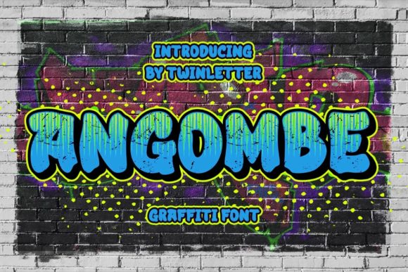 Angombe: A Playful Display Font for Creative Branding