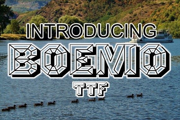 Boemo: The Geometric Display Font for Eye-Catching Campaigns