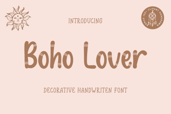 Boho Lover: A Charming Display Font for Creative Marketers