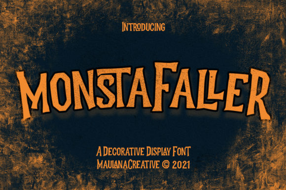 Boost Your Brand with Monstafaller: A Bold Display Font