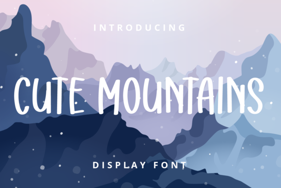 Boost Your Campaigns with Cute Mountains Font