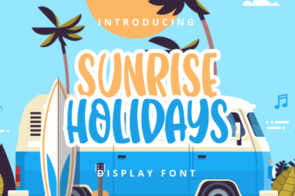 Bring Cheer to Your Creations with Sunrise Holidays Font