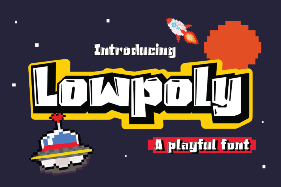 Bring Your Creations to Life with Lowpoly Font