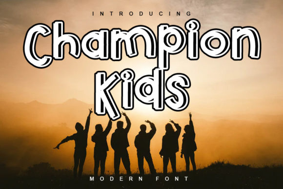Champion Kids: A Playful Display Font for Engaging Campaigns