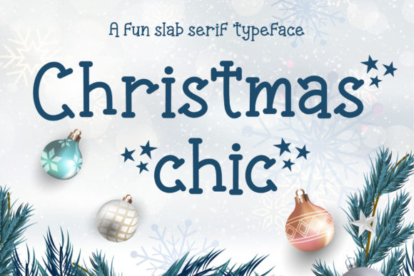 Christmas Chic: A Festive Font for Your Brand