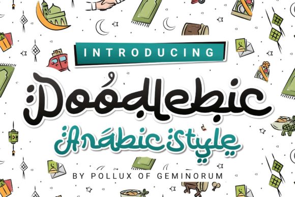 Discover Doodlebic: A Stylish Arabic Display Font for Crafters