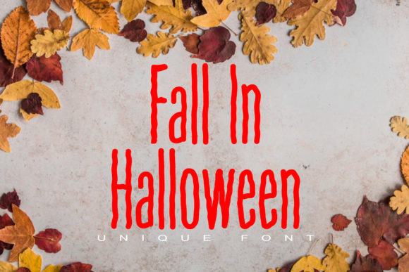 Discover Fall in Halloween: A Versatile Display Font