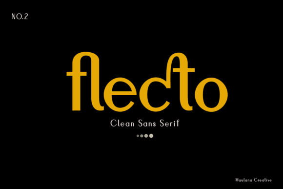 Discover Flecto: A Modern Display Font for Creative Web Design