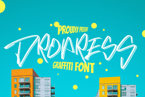 Dropress: A Unique Graffiti-Style Font for Your Brand