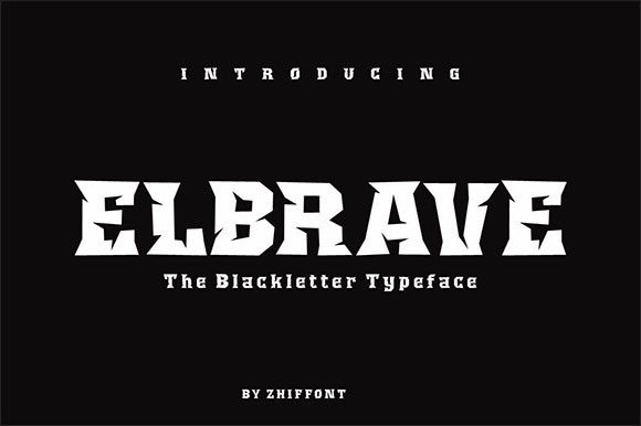 Elbrave: A Bold Display Font for Impactful Marketing
