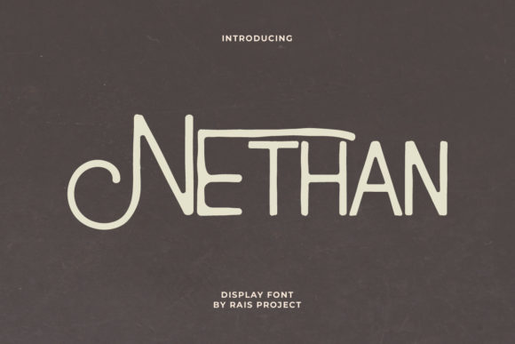 Enhance Your Brand with Nethan: A Vintage Display Font