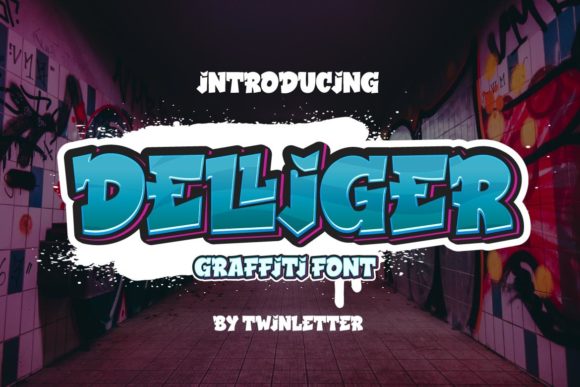 Exploring Delliger: A Playful Font for Creative Branding