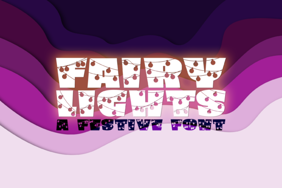 Fairy Lights: A Charming Display Font for Makers