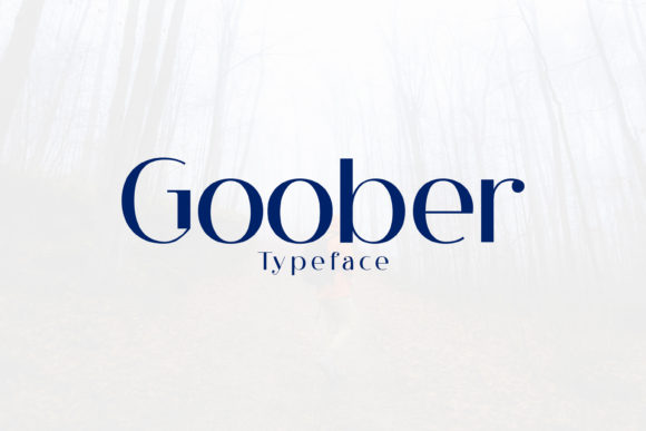Goober: A Modern and Clean Display Font for Crafters
