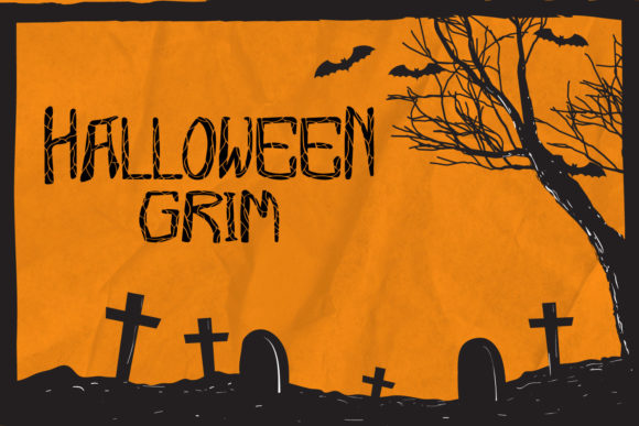 Halloween Grim: A Spooky Yet Stylish Display Font