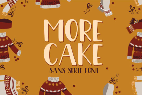 More Cake: A Joyful Display Font for Creative Web Design