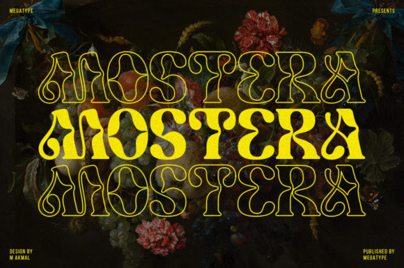 Mostera: A Whimsical Display Font for Web Design