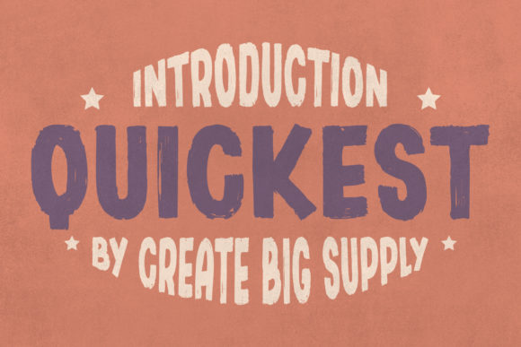 Quickest: A Bold Display Font for Eye-Catching Web Designs