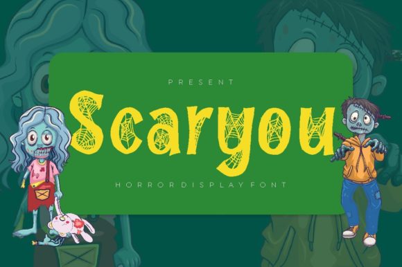 Scaryou: A Spooky Display Font for Creative Branding