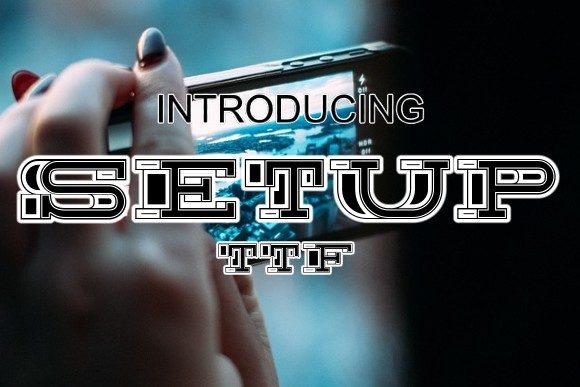 Setup: A Bold Display Font for Eye-Catching Campaigns