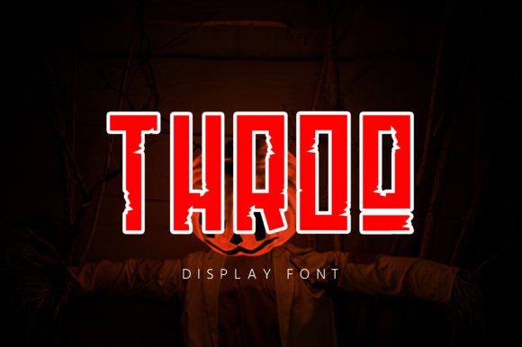 Throq: A Bold and Scary Display Font for Web Design