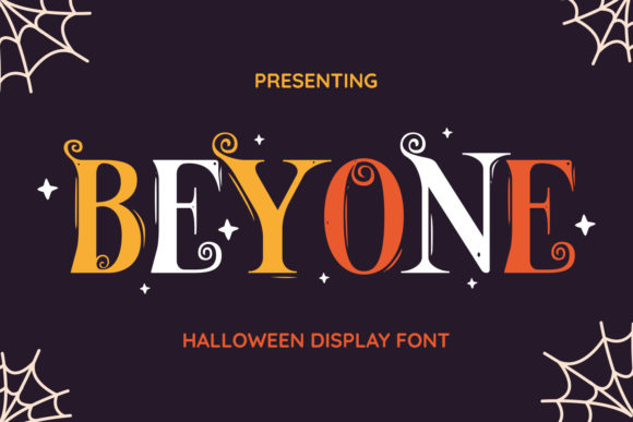 Transform Your Brand with Beyone: A Spooky and Thick Display Font