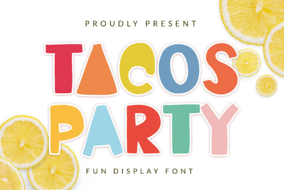 Transform Your Brand with Tacos Party Display Font