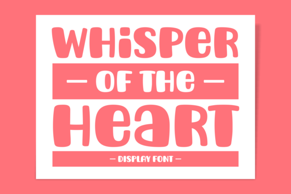 Transform Your Brand with Whisper of the Heart Font