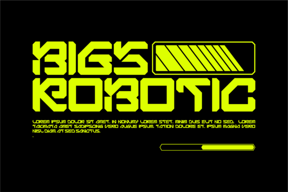 Transform Your Handmade Creations with Bigs Robotic Font