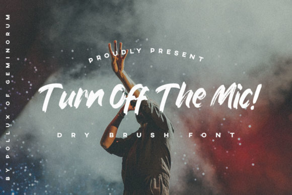 Turn off the Mic: A Bold Display Font for Impact